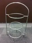 HIRE Cake Stand 3 tier - Stainless Steel