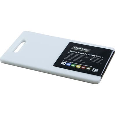 CUTTING BOARD 450 X 610 WHITE CHEF INOX