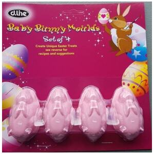 BUNNY BABY MOULD SET 4 - DLINE