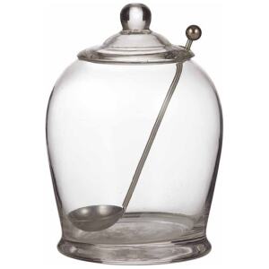 OLIVE JAR WITH SPOON - NAPOLI