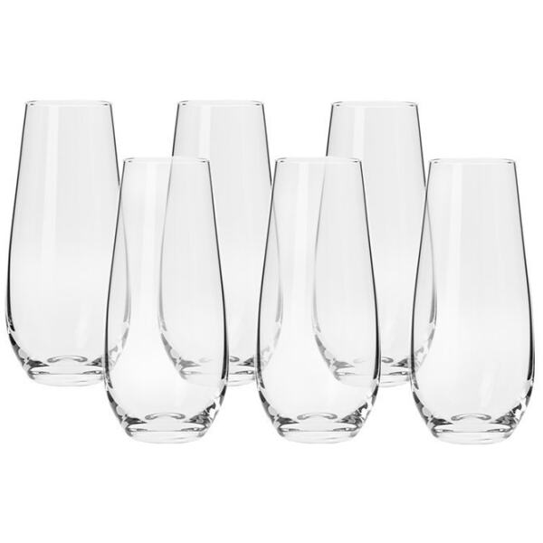 CHAMPAGNE FLUTE STEMLESS HARMONY 230ML SET/6 - KROSNO