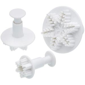 PLUNGER CUTTER SET SNOWFLAKE 3PC - MONDO