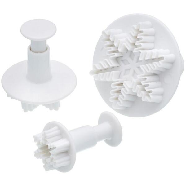 PLUNGER CUTTER SET SNOWFLAKE 3PC - MONDO