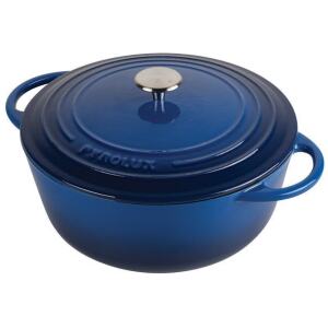 CASSEROLE PRYOCHEF 24CM 5LT BLUE - PYROLUX