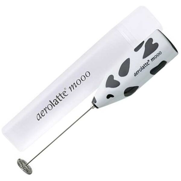 MILK FROTHER WITH CASE MOOO - AEROLATTE