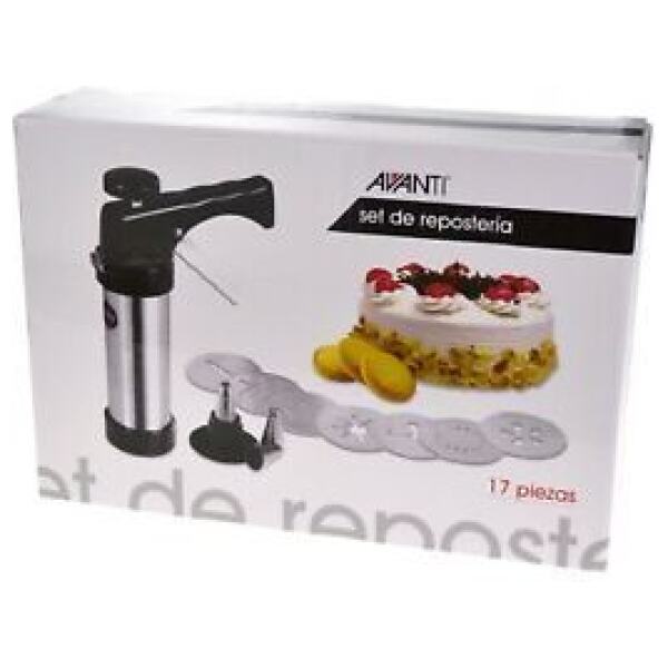 COOKIE PRESS & ICING SET 17PC - AVANTI
