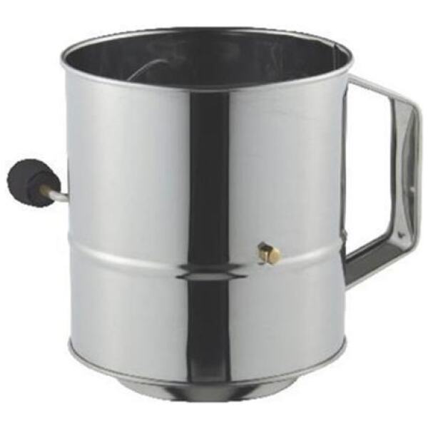 FLOUR SIFTER CRANK ACTION STAINLESS STEEL 3CUP - AVANTI