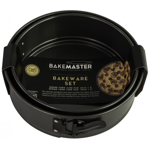 CAKE PANS SPRING FORM ROUND 20CM & 23CM -BAKEMASTER