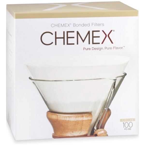 CHEMEX COFFEE FILTER PAPER BOX100