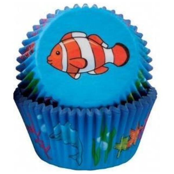 S/T CUPCAKE CASES FISH