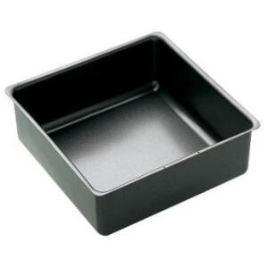 CAKE TIN LOOSE BOTTOM SQUARE 20CM - BAKEMASTER