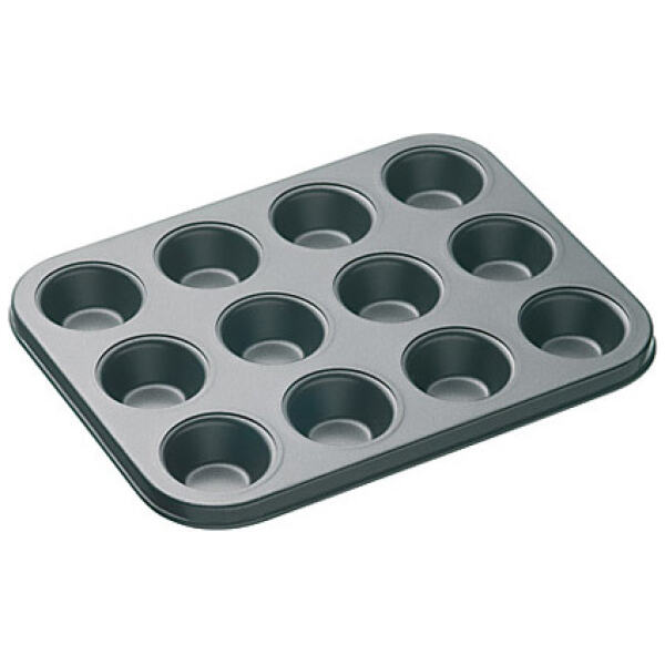 PATTY PAN 12 CUP 32CM X 24CM - BAKEMASTER