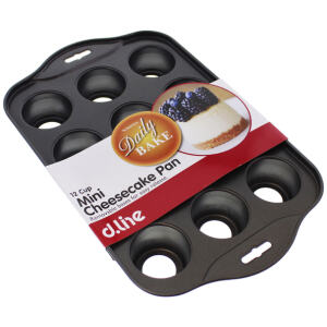 CHEESE CAKE PAN MINI N/S L/B 12CUP - DAILY BAKE