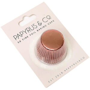 BAKING CUPS ROSE GOLD MINI 35MM - PAPYRUS