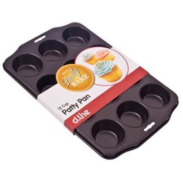 PATTY PAN NON STICK 12CUP - DAILY BAKE