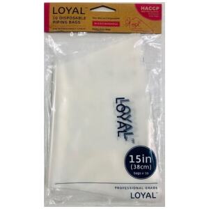 PIPING BAGS DISPOSABLE 15" 10PK - LOYAL