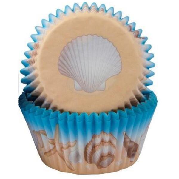 S/T CUPCAKE CASES SEASHELL