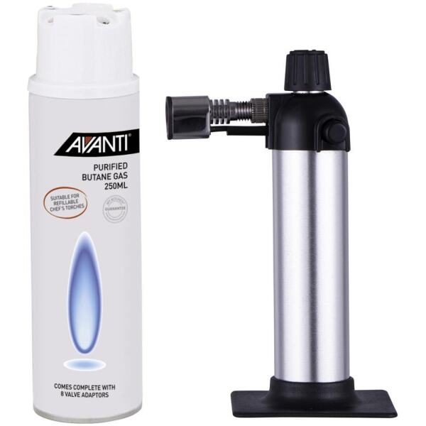 COOKS TORCH WITH BUTANE - AVANTI