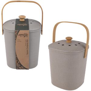 COMPOST BIN SQUARE GREY- APPETITO