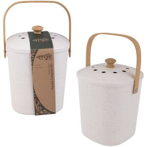 COMPOST BIN SQ WHITE - APPETITO