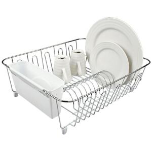 DISH DRAINER SML WITH CADDY WHITE - APPETITO