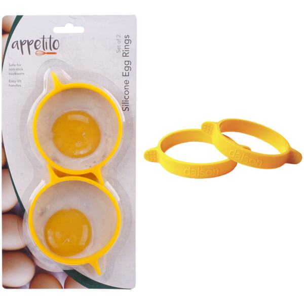 PANSAFE SILICONE EGG RINGS SET2