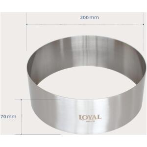 FOOD STACKER RING ROUND 20CMX7CM- LOYAL