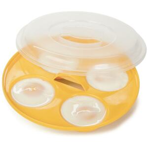 MICROWAVE EGG POACHER 4 EGGS - PROGRESSIVE