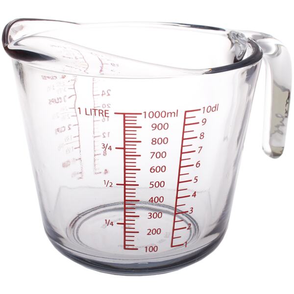 MEASURE JUG GLASS 4 CUP/1LTR- APPETITO