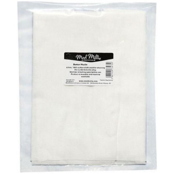 MAD MILLIE BUTTER MUSLIN 90X90CM