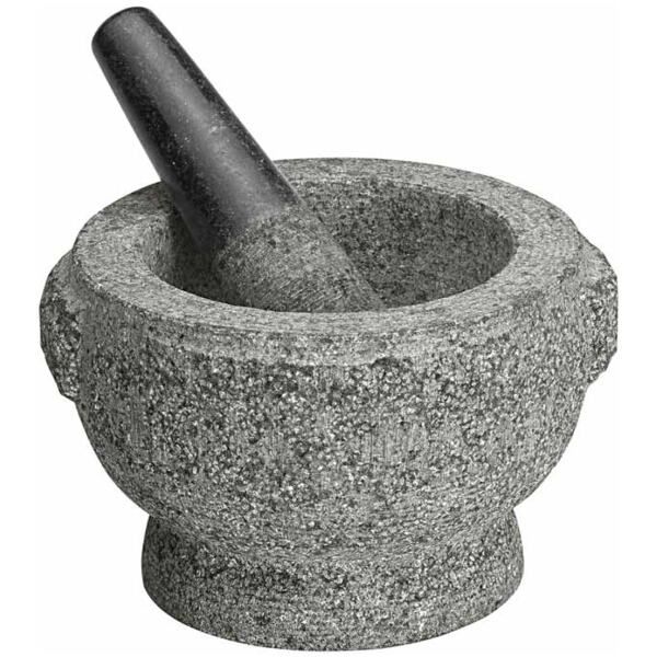 MORTAR /PESTLE 17CM ROUGH GREEN - AVANTI