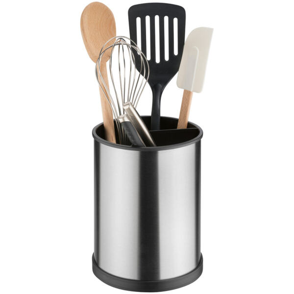 UTENSIL HOLDER STAINLESS STEEL ROTATING - AVANTI
