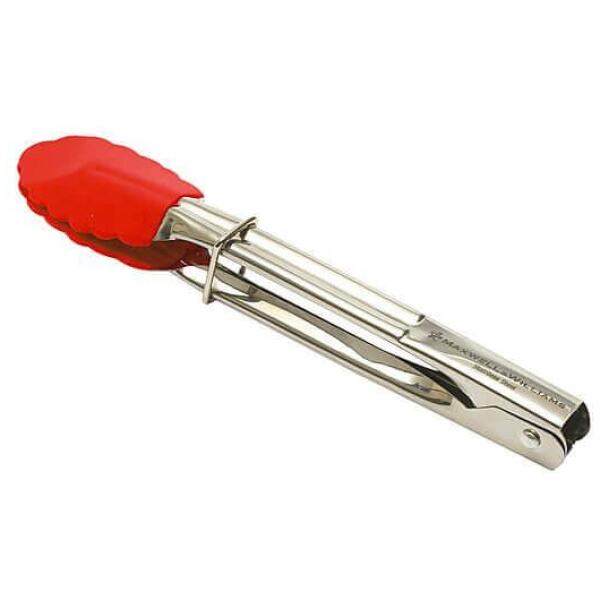 TONGS MINI SILICONE RED - MAXWELL & WILLIAMS