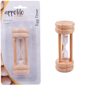 EGG TIMER NATURAL WOOD - APPETITO