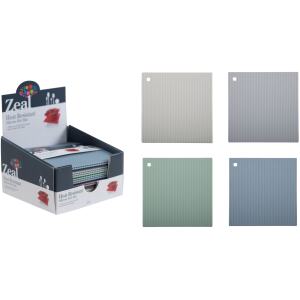 SILICONE HOT MAT ASSORT COLOURS - ZEAL