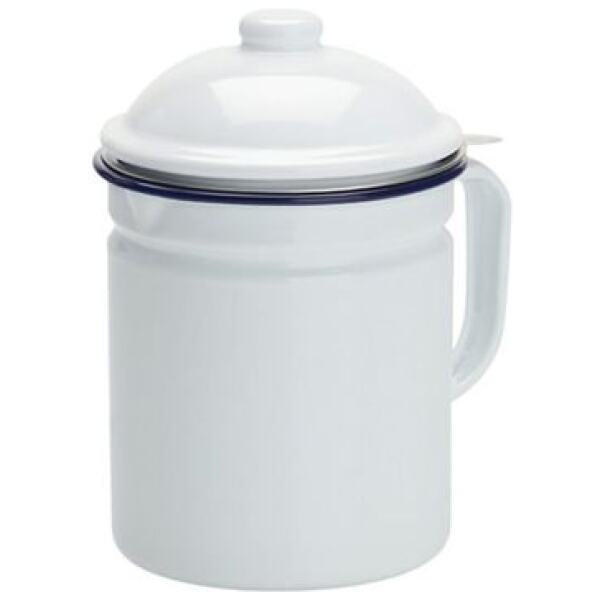 DRIPPING POT WHITE/BLACK RIM - FALCON