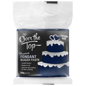 FONDANT NAVY BLUE 250G - OVER THE TOP