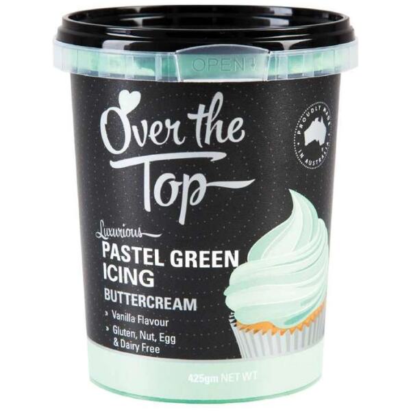 BUTTERCREAM PASTEL GREEN 425G - OVER THE TOP