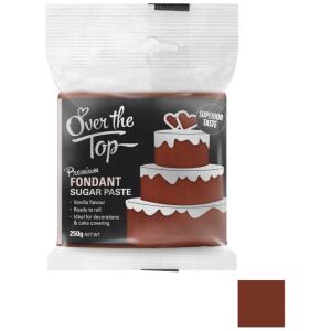 FONDANT BROWN 250G - OVER THE TOP