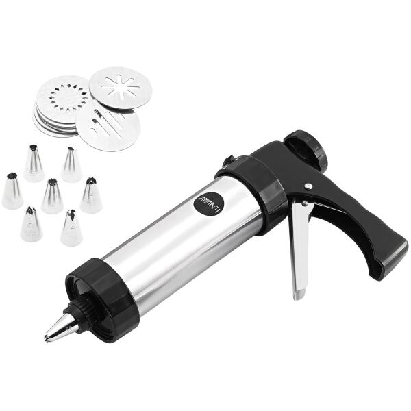 COOKIE PRESS & ICING SET S/S 24PC - AVANTI