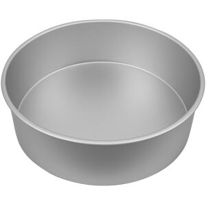 CAKE TIN ROUND DEEP ANODISED 30.5CM 12" - BAKE MASTER