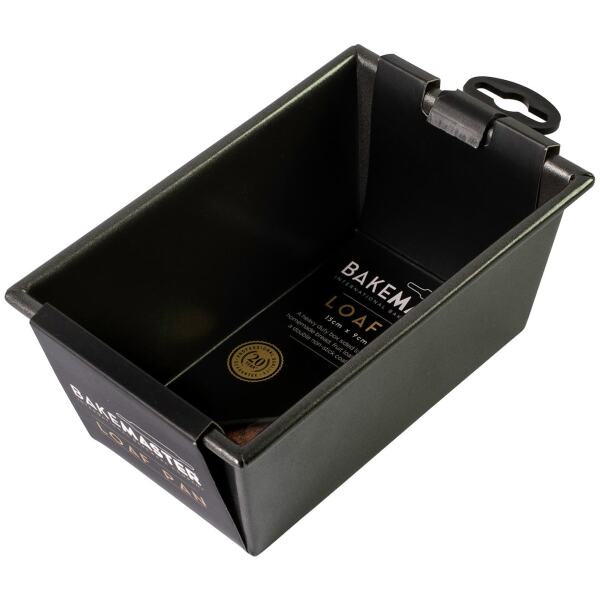 LOAF TIN BOX SIDED 15X9CM - BAKEMASTER