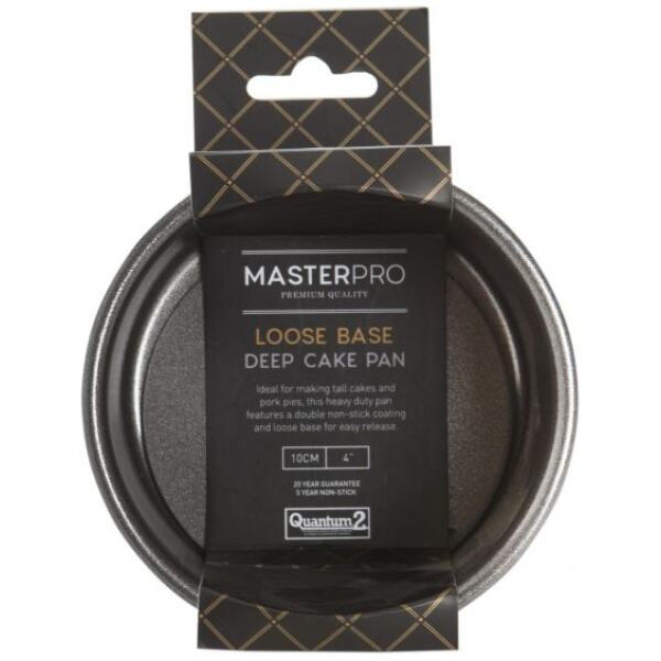 CAKE TIN LOOSE BOTTOM ROUND 10.5X7.5CM - MASTERPRO