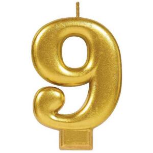 CANDLE FORMAL GOLD NO9
