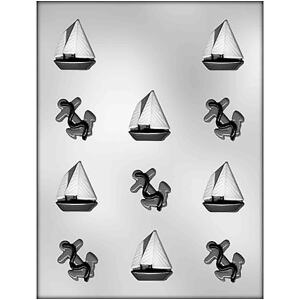 CHOCOLATE MOULD SAILBOAT/ANCHOR