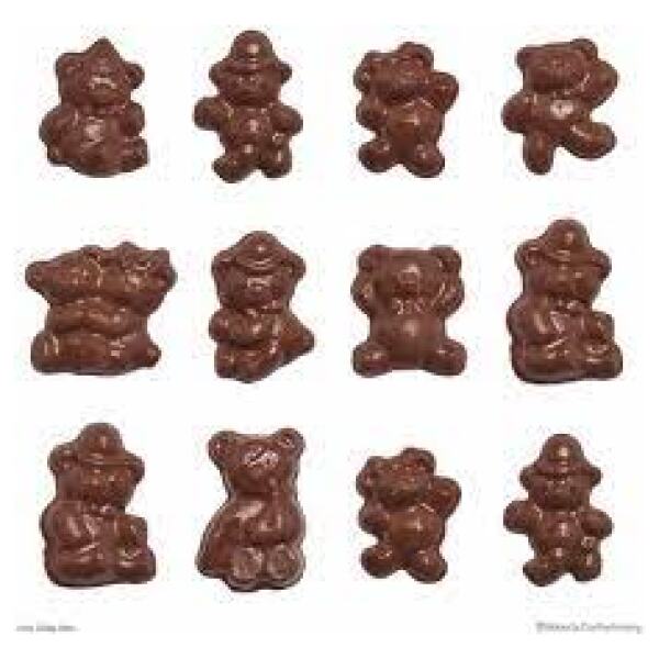 CHOCOLATE MOULD TEDDYBEARS SML