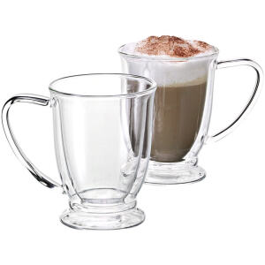 COFFEE GLASS TWIN WALLED OKO 250MLSET2 - AVANTI