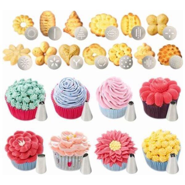 COOKIE PRESS & ICING SET S/S 24PC - AVANTI - Image 2