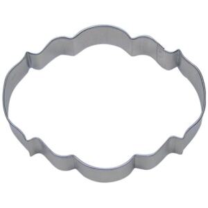 COOKIE CUTTER OVAL PLAQUE