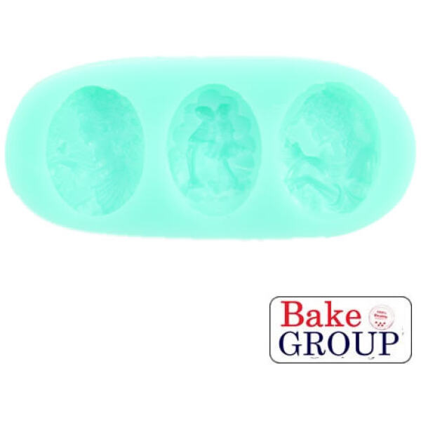 SILICONE MOULD CAMEOS B/G